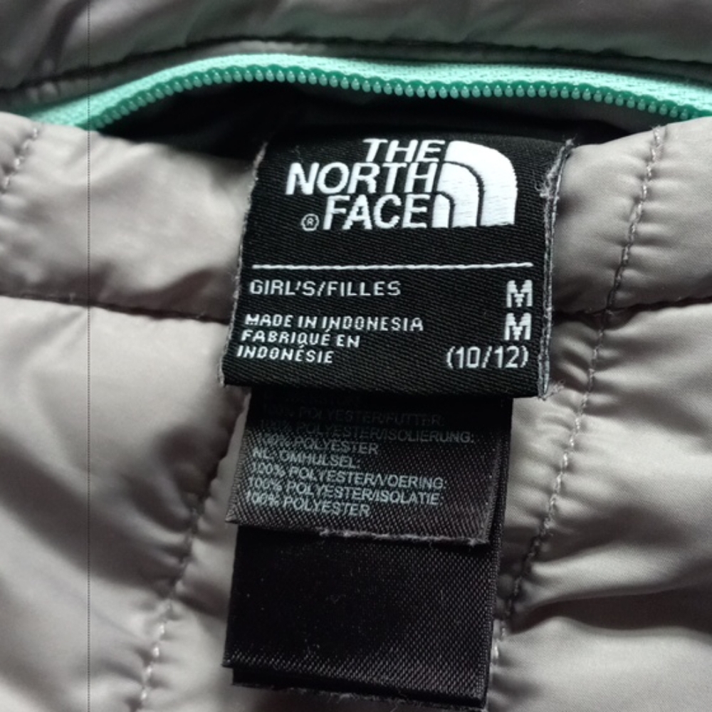 Jacket North Face Grey and Green